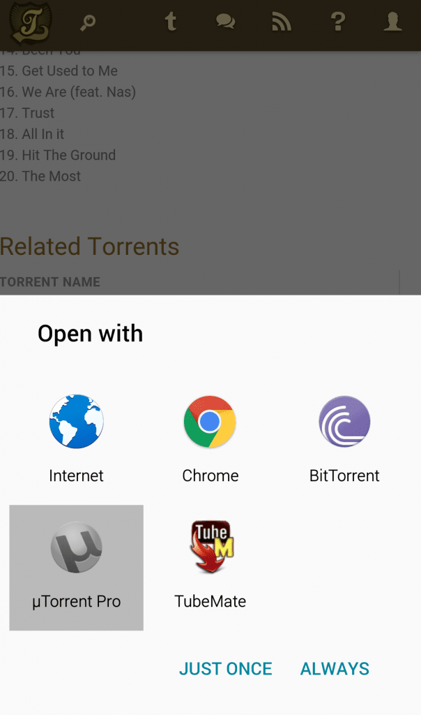 رنامج uTorrent