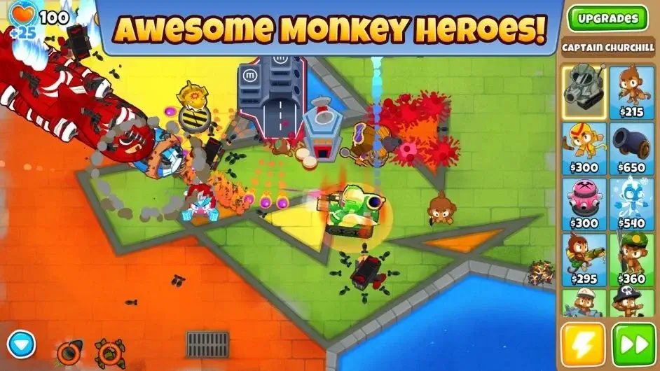 تنزيل Bloons TD 6 Mod Apk مجانا اخر اصدار