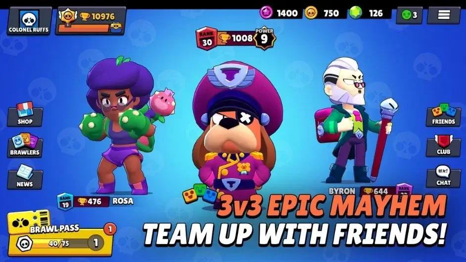 لعبة Brawl Stars Mod Apk للاندرويد