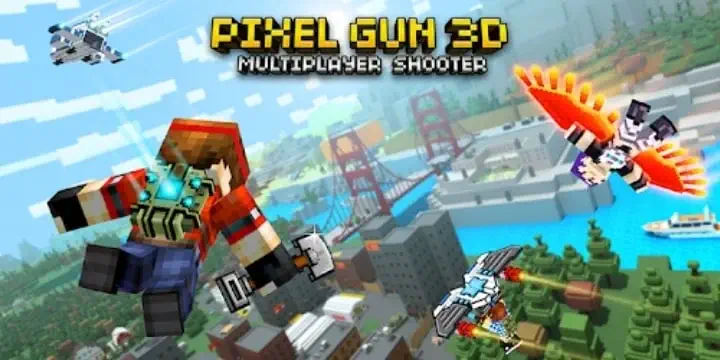 تحميل لعبة Pixel Gun 3D Mod Apk للاندرويد