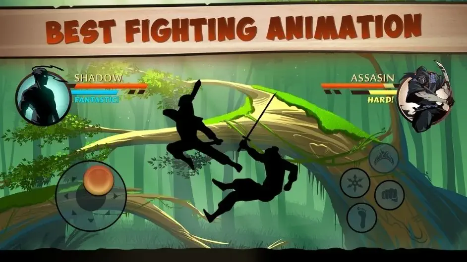 يزات لعبة Shadow fight 2 hack apk