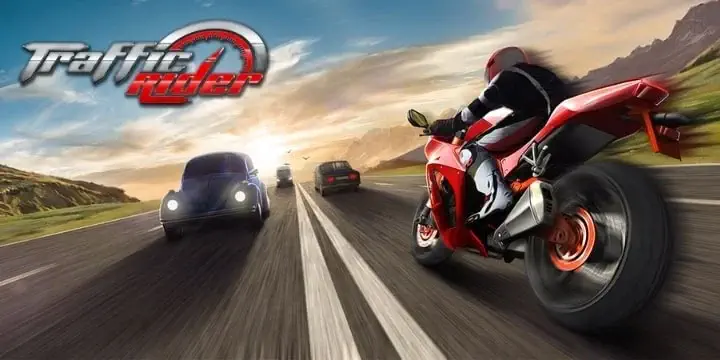 تحميل لعبة Traffic Rider Mod Apk للاندرويد