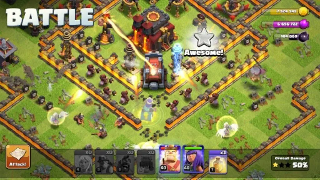 لعبة clash of clans للاندرويد اخر اصدار بدون روت