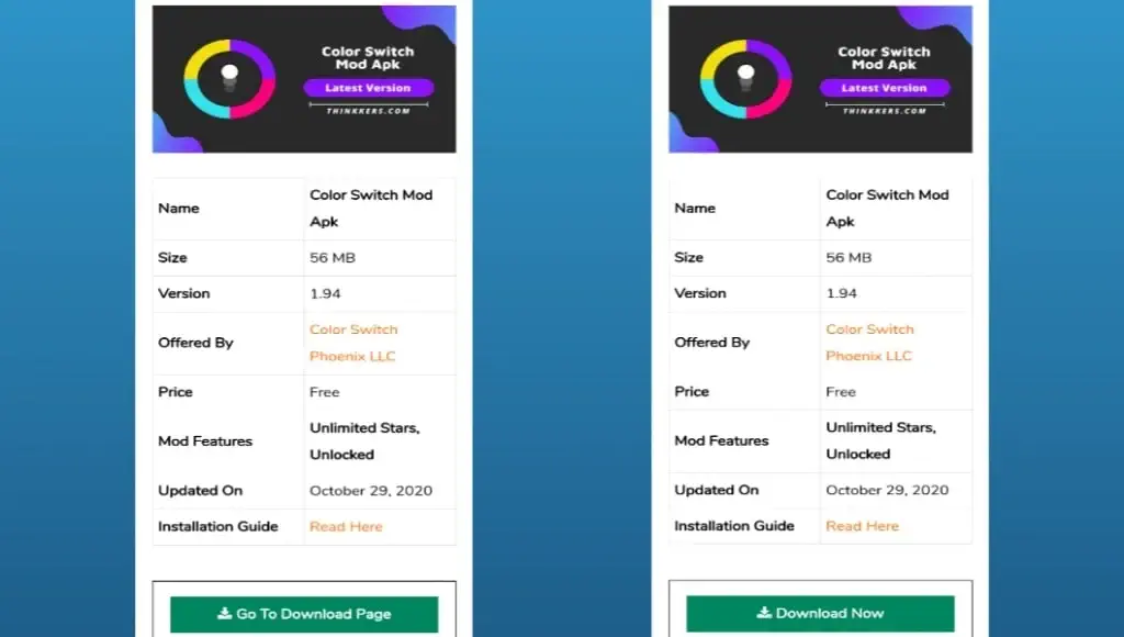 تنزيل لعبة color switch على الاندرويد 