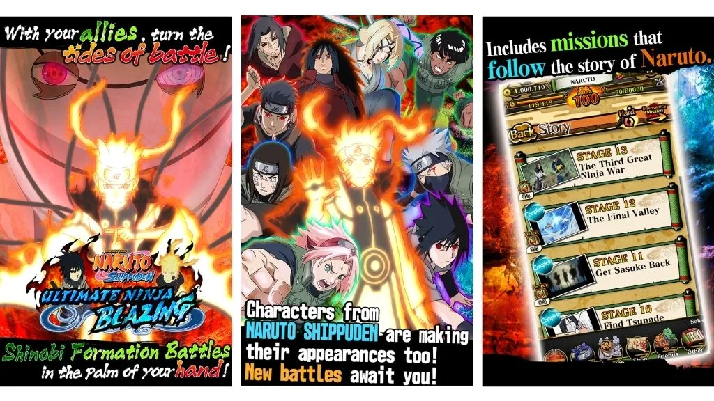 لعبة Ultimate Ninja Blazing للاندرويد APK