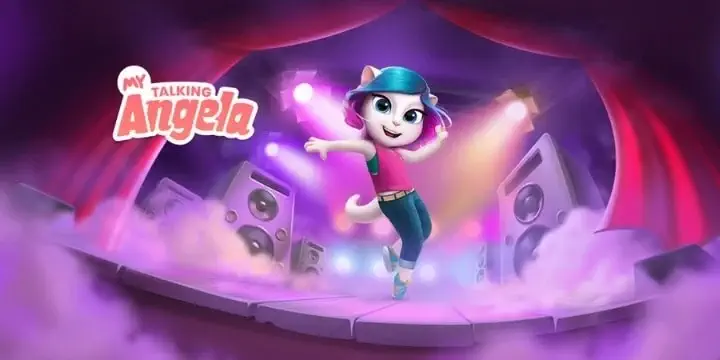 تحميل لعبة My Talking Angela مهكرة للاندرويد APK آخر نسخة