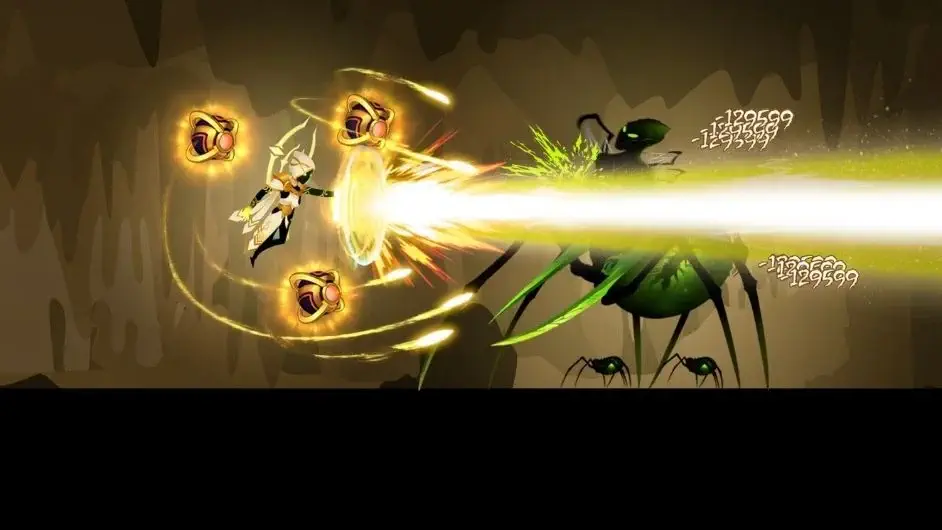 لعبة stickman legends shadow wars مهكرة للاندرويد