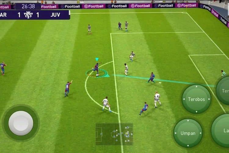 تحميل لعبة pes 2021 للاندرويد