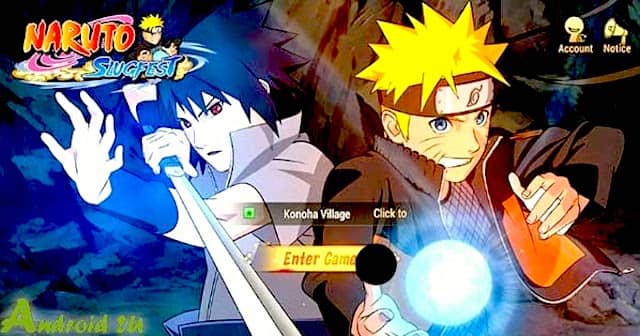 تحميل لعبة Naruto Slugfest للاندرويد مهكرة