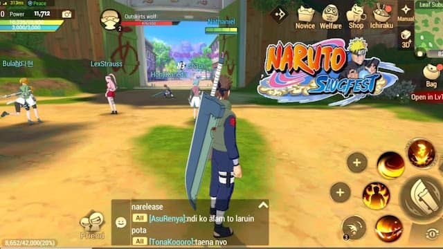 تحميل لعبة Naruto Slugfest للاندرويد