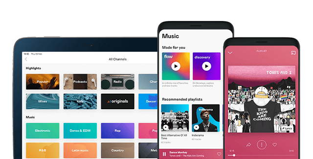 تحميل برنامج Deezer للاندرويد