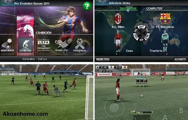 تحميل لعبة PES 2011 للاندرويد مهكرة