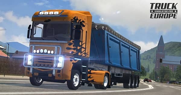 تحميل لعبة truck simulator pro europe للاندرويد