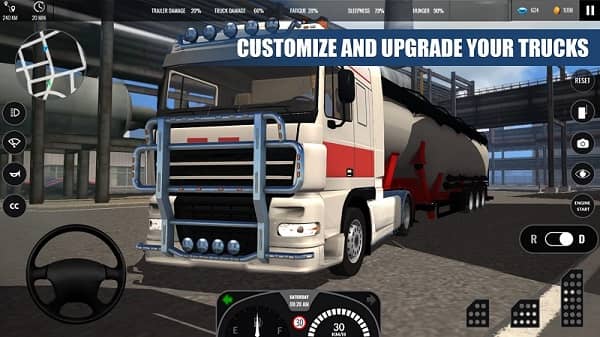 تحميل لعبة truck simulator pro europe للاندرويد